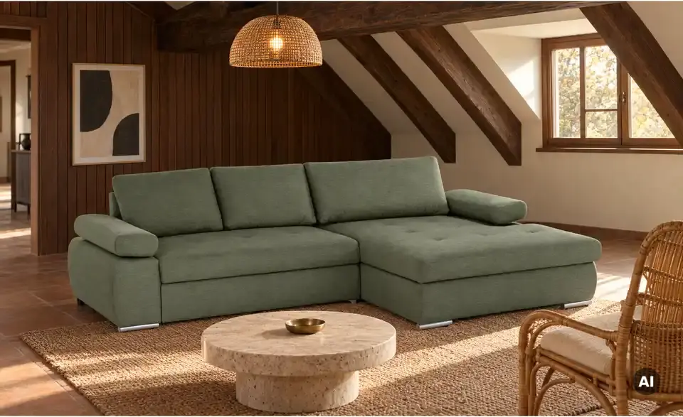 Ecksofa Ibby, in Wohnsituation