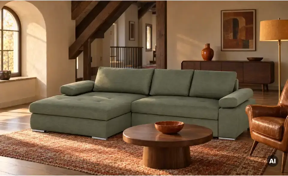 Ecksofa Ibby, in Wohnsituation