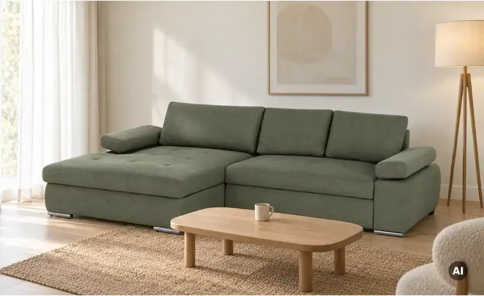 Ecksofa Ibby, in Wohnsituation