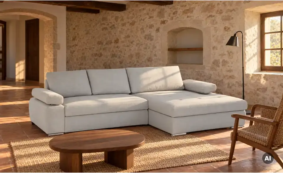 Ecksofa Ibby, in Wohnsituation
