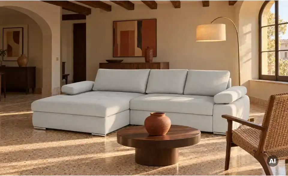 Ecksofa Ibby, in Wohnsituation