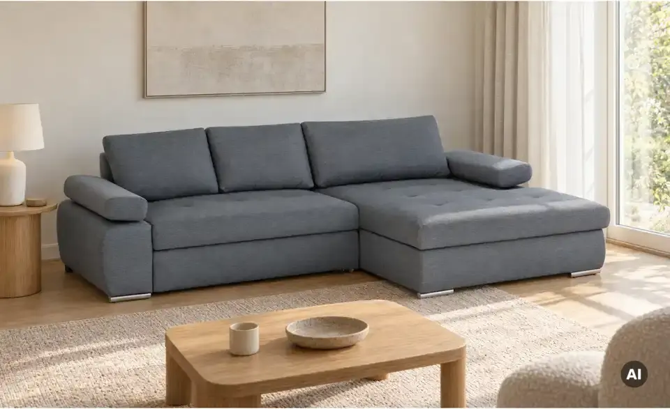 Ecksofa Ibby, in Wohnsituation