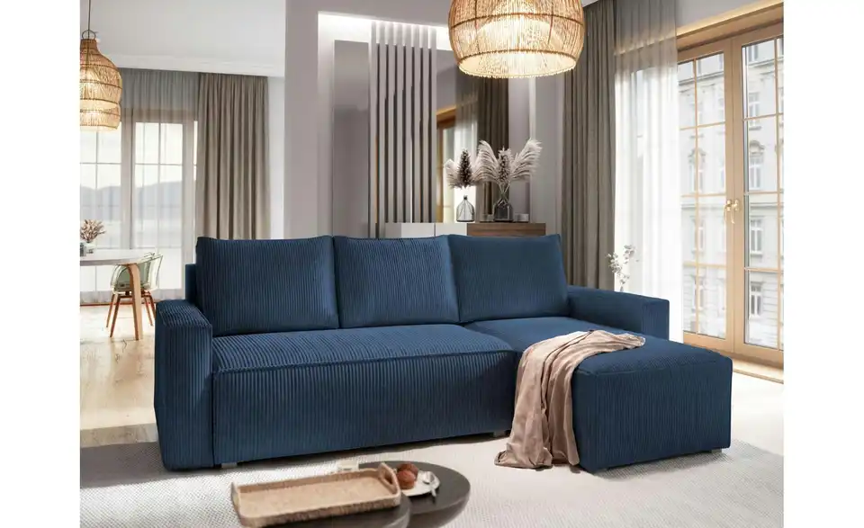 MASSENO Ecksofa Potaro, in Wohnsituation