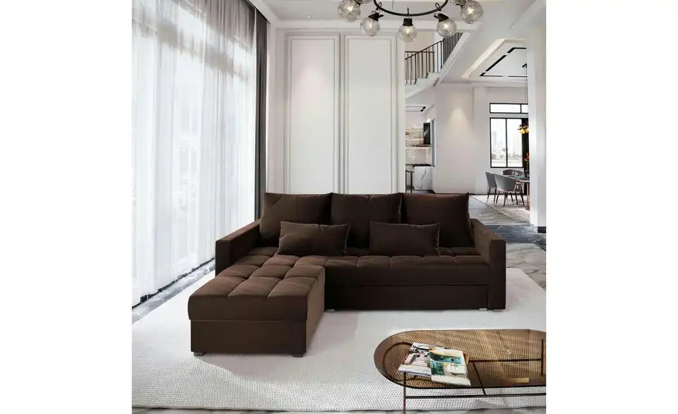 MASSENO Ecksofa Kos, in Wohnsituation