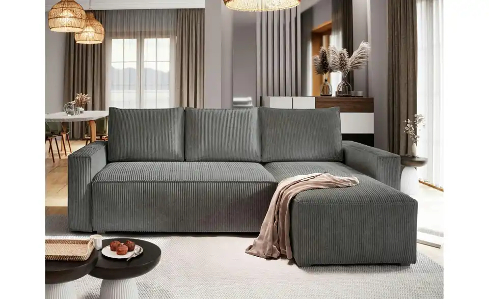 MASSENO Ecksofa Potaro, in Wohnsituation