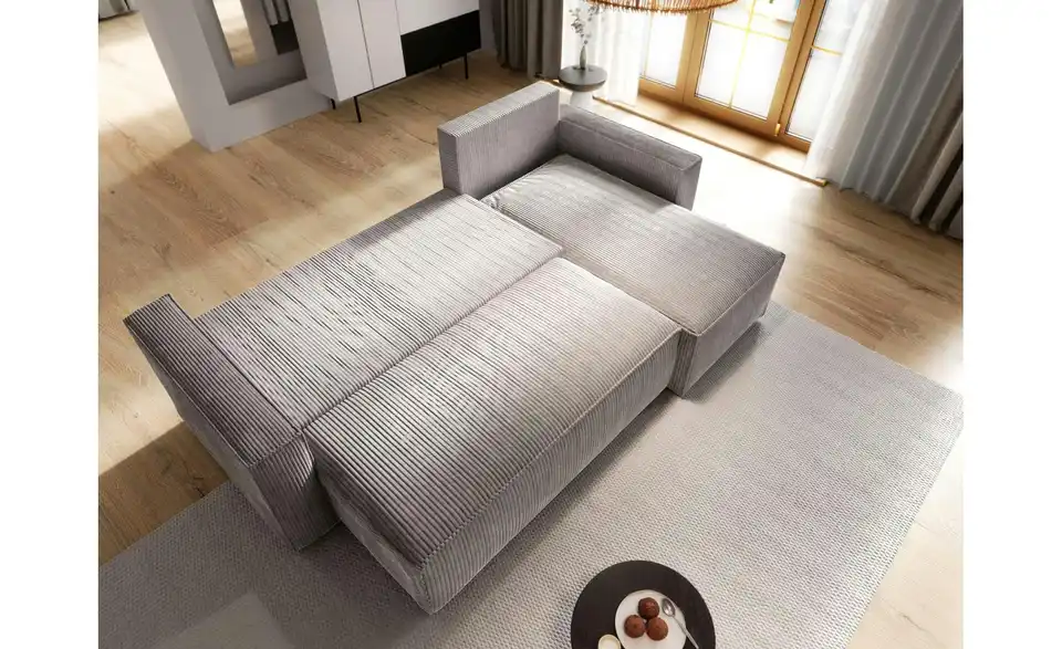 MASSENO Ecksofa Potaro, in Wohnsituation