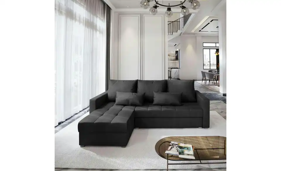 MASSENO Ecksofa, in Wohnsituation