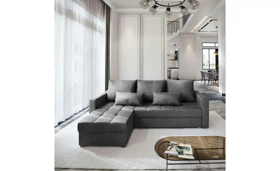 MASSENO Ecksofa, in Wohnsituation