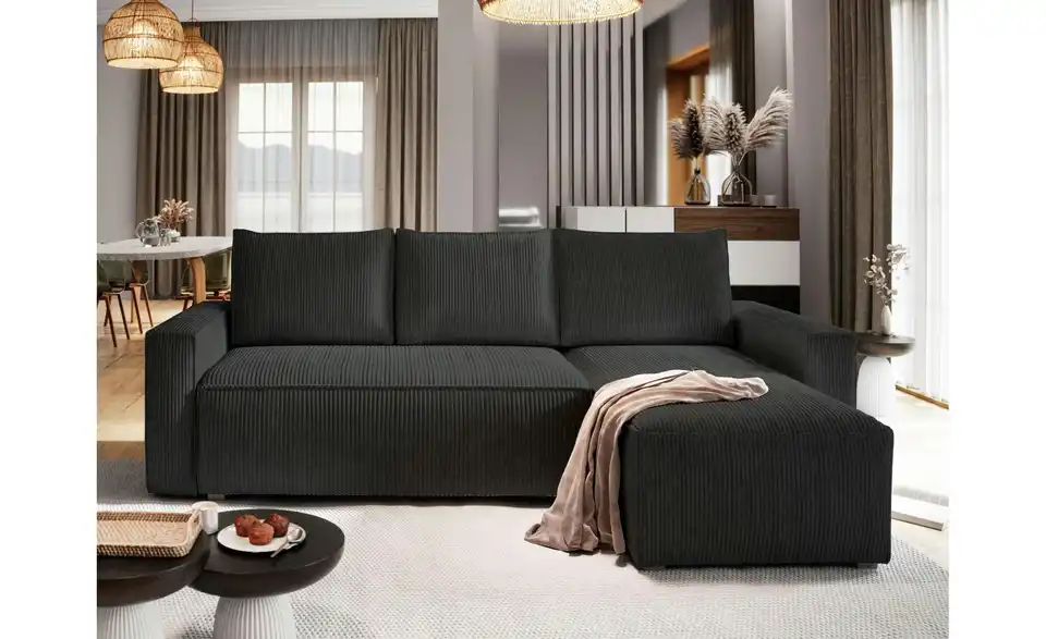 MASSENO Ecksofa Potaro, in Wohnsituation