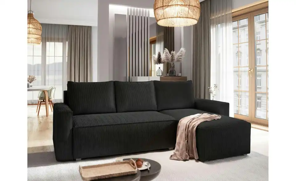 MASSENO Ecksofa Potaro, in Wohnsituation