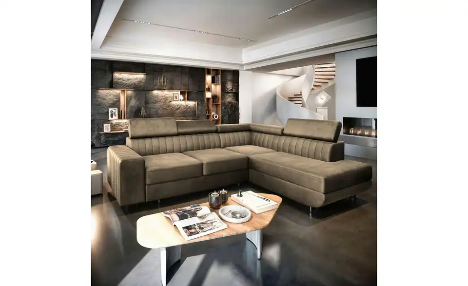 MASSENO Ecksofa Nola, in Wohnsituation