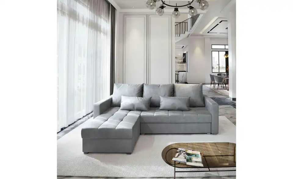 MASSENO Ecksofa, in Wohnsituation