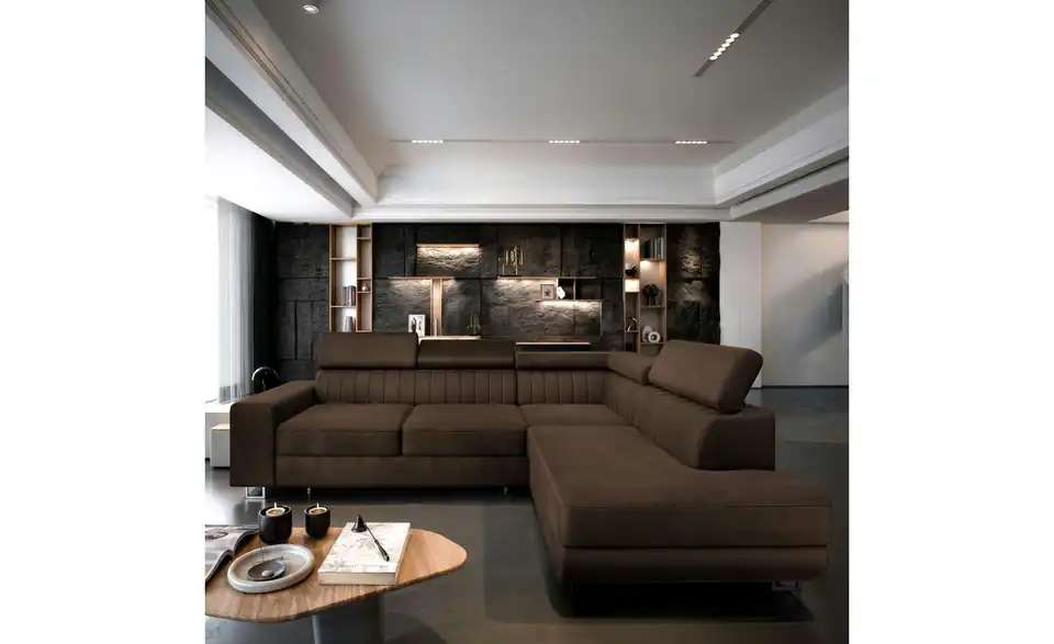 MASSENO Ecksofa Nola, in Wohnsituation