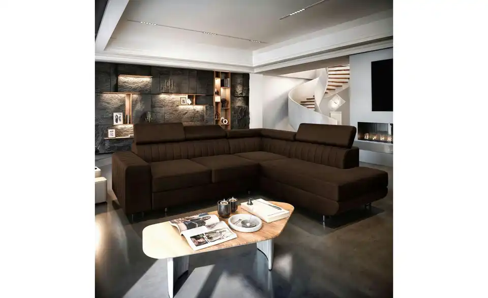 MASSENO Ecksofa Nola, in Wohnsituation