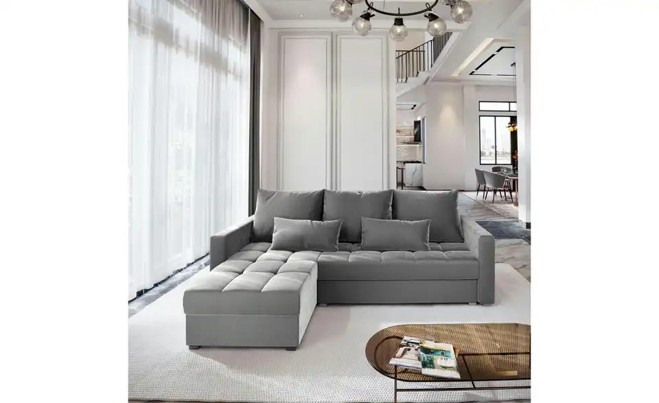 MASSENO Ecksofa Kos, in Wohnsituation