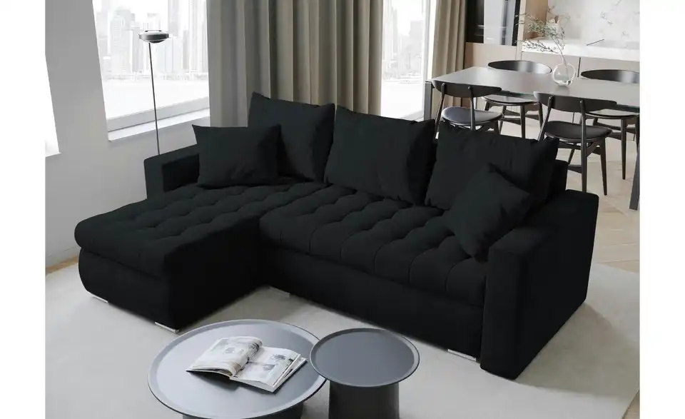 Ecksofa mit Schlaffunktion Luis, in Wohnsituation
