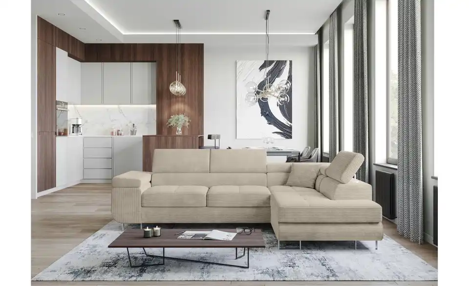 Ecksofa Anton, in Wohnsituation
