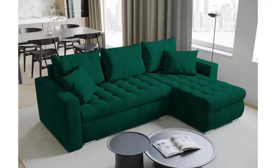 Ecksofa mit Schlaffunktion Luis, in Wohnsituation