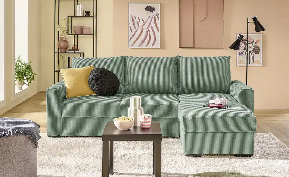 Polsterecke Erika, in Wohnsituation