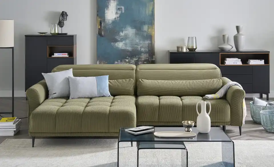 Ecksofa, Frontansicht