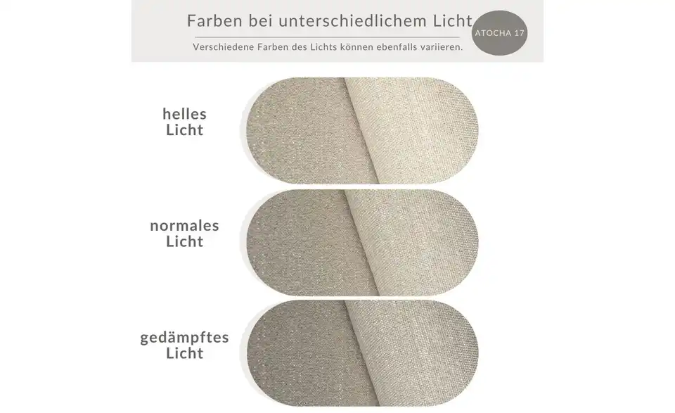 Ecksofa, Bild mit Text