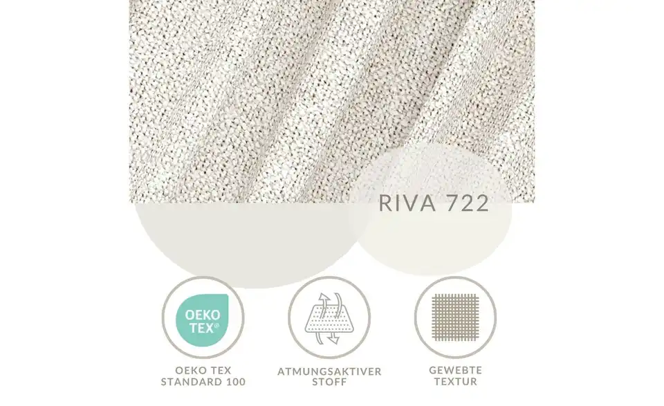 Ecksofa, Bild mit Text