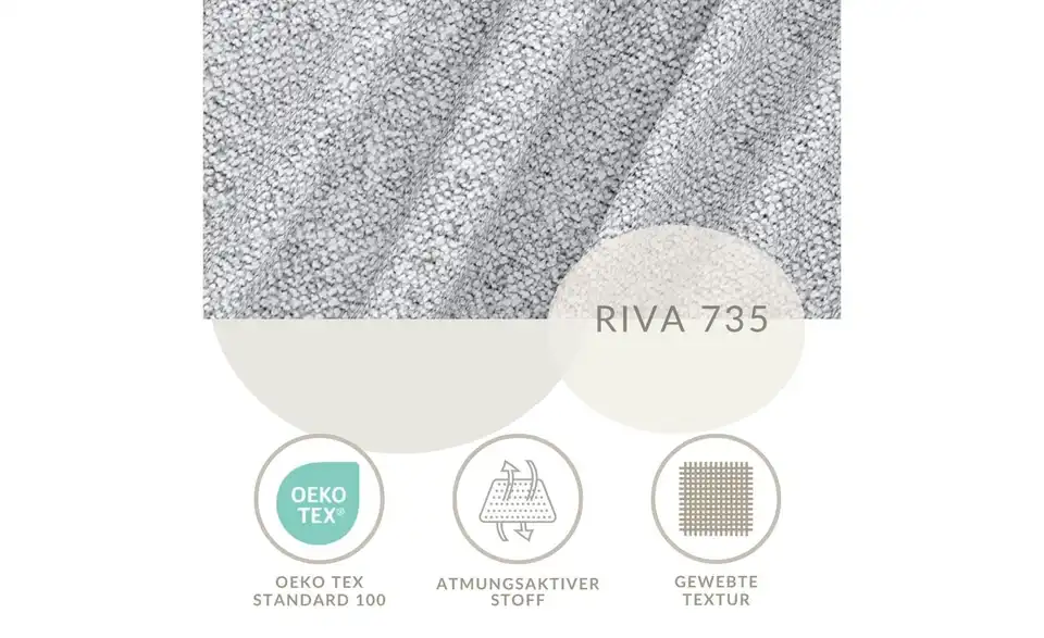 Ecksofa, Bild mit Text