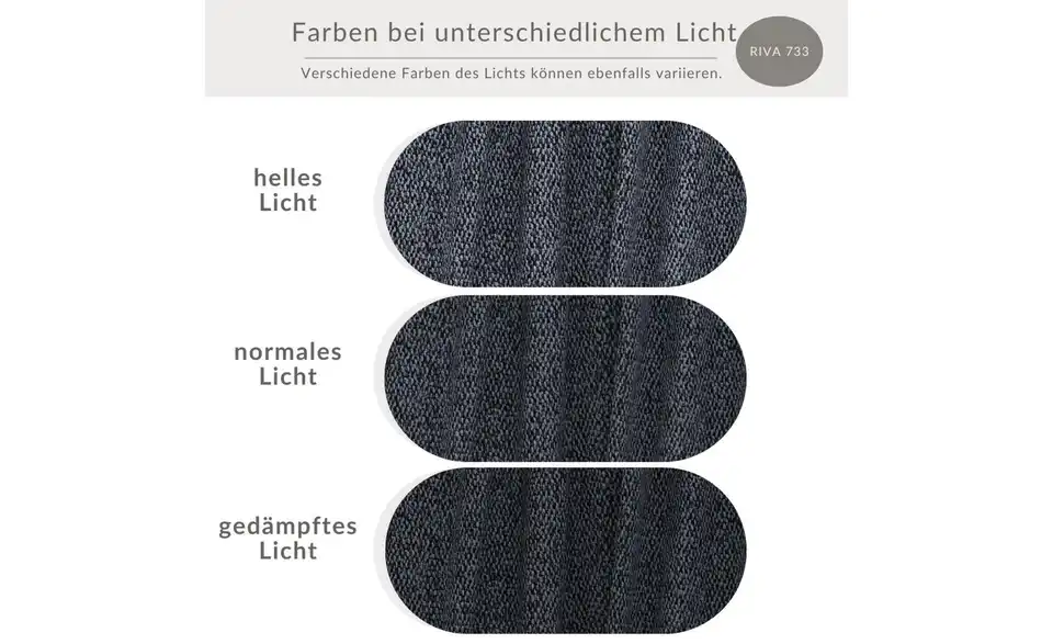 Ecksofa, Bild mit Text