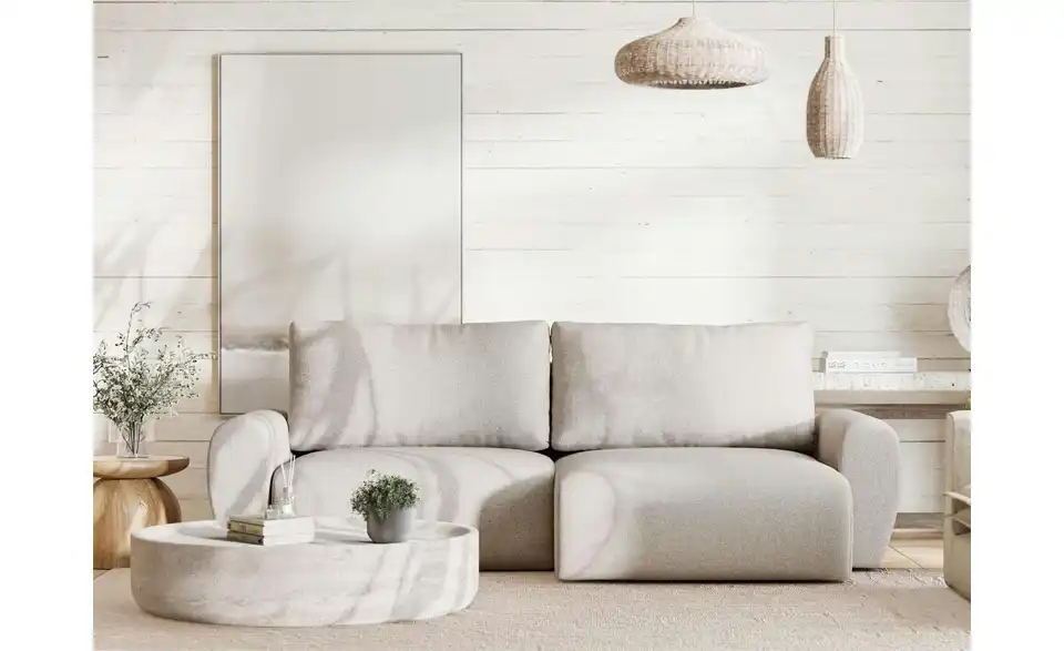 Ecksofa, in Wohnsituation