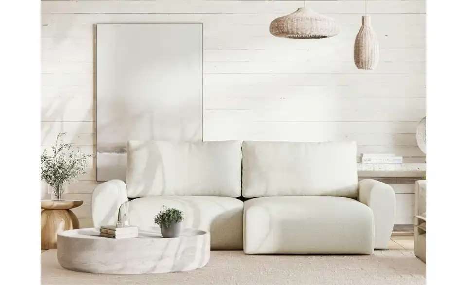 Ecksofa, in Wohnsituation