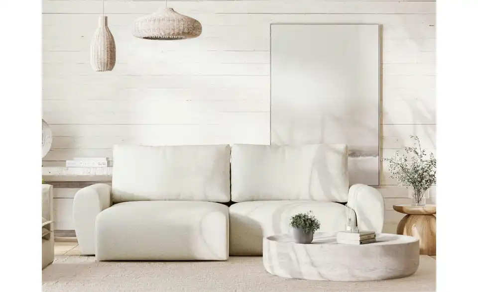 Ecksofa, in Wohnsituation