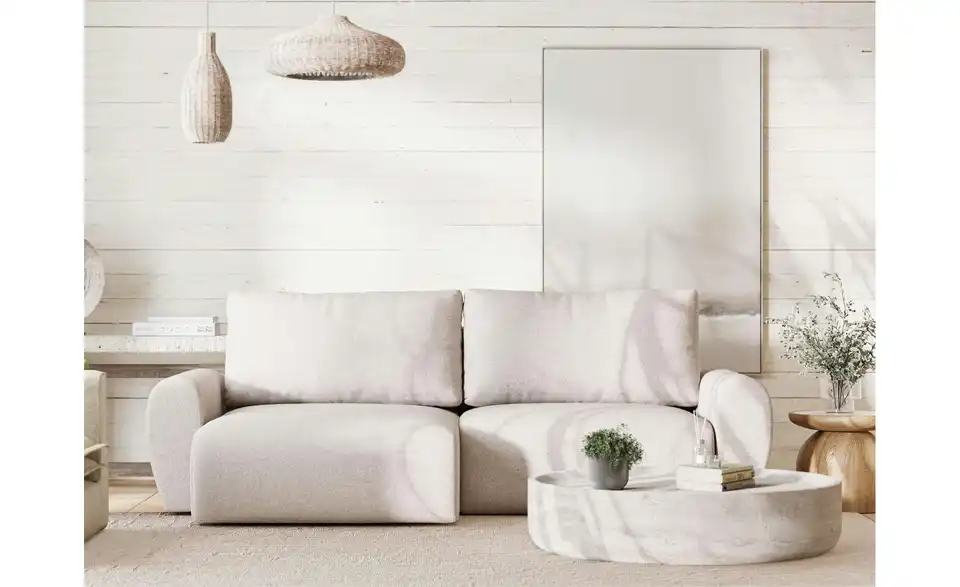 Ecksofa, in Wohnsituation