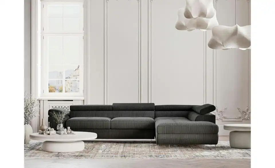 Ecksofa, in Wohnsituation