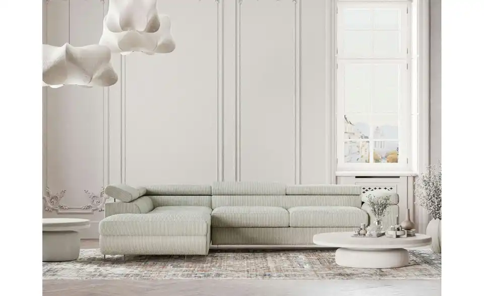 Ecksofa, in Wohnsituation