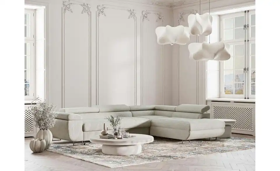 Ecksofa, in Wohnsituation