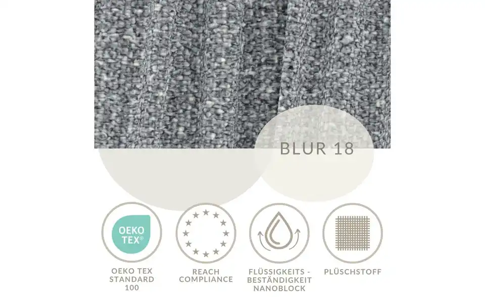 Einzelsofa, Bild mit Text