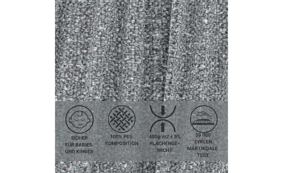 Einzelsofa, Bild mit Text