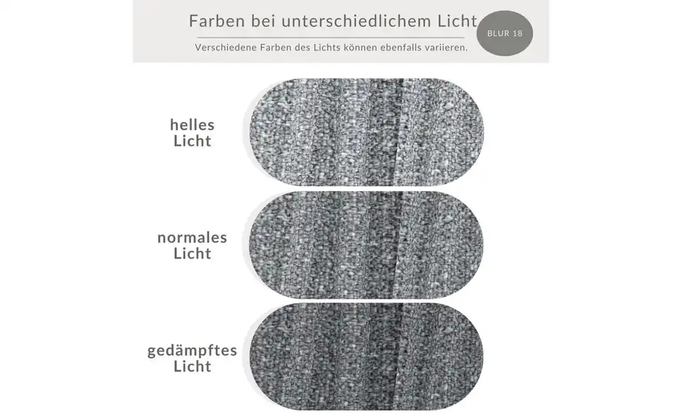 Einzelsofa, Bild mit Text