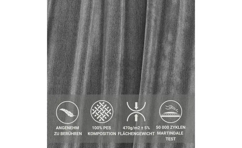 Einzelsofa, Bild mit Text