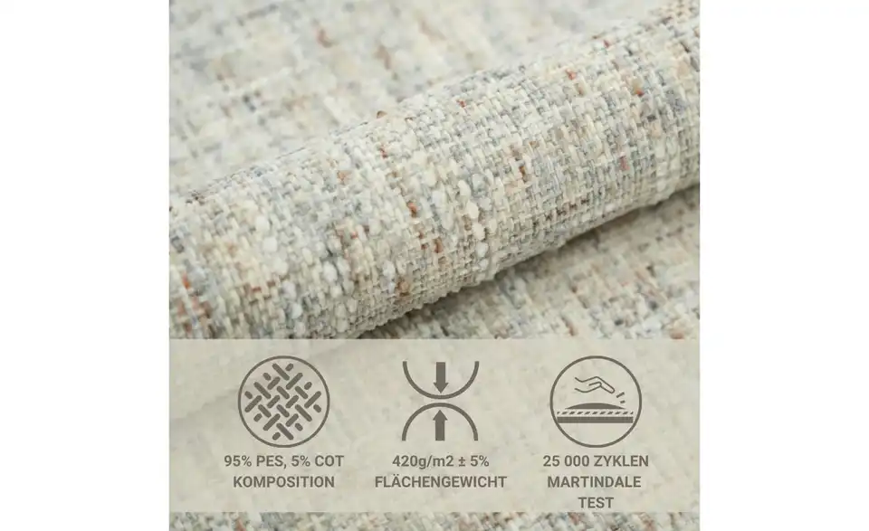 Einzelsofa Zyia, Bild mit Text