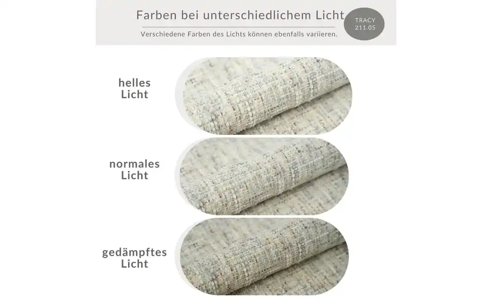 Einzelsofa Zyia, Bild mit Text