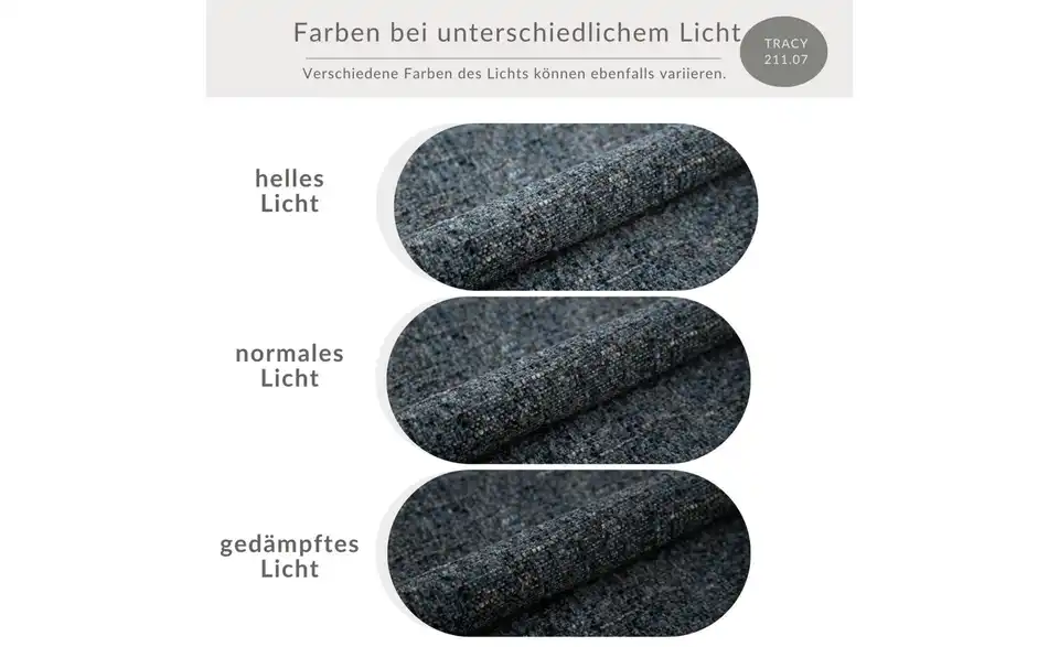 Einzelsofa, Bild mit Text