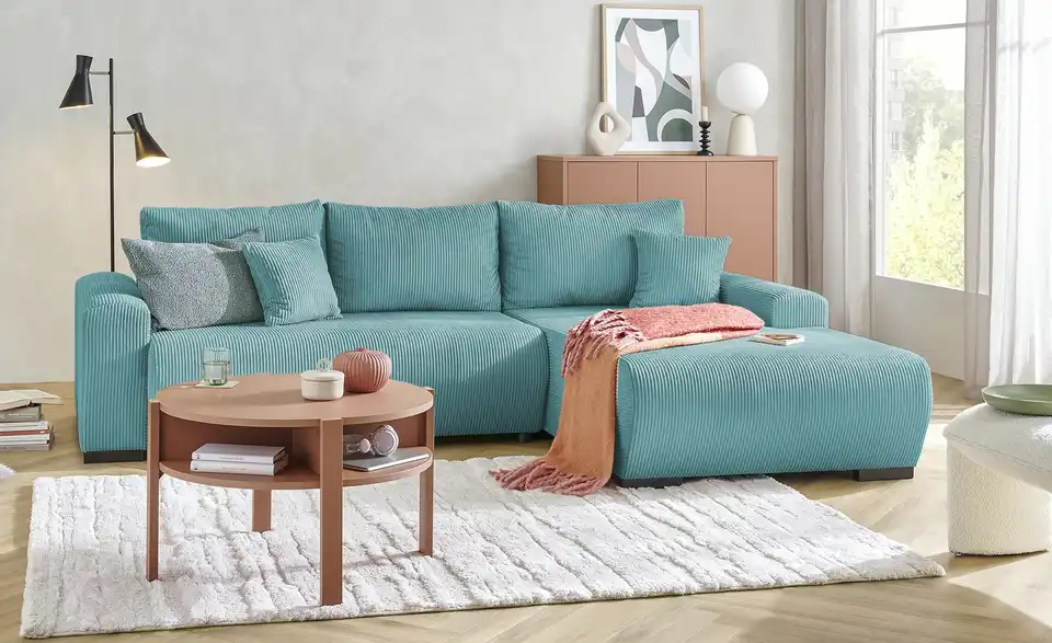 Ecksofa Nelly, in Wohnsituation