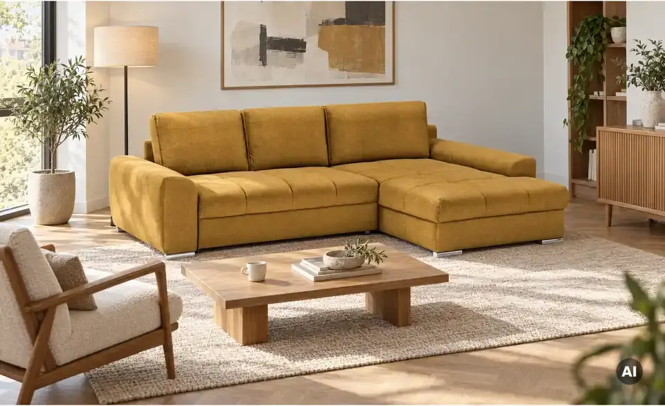 bobb Ecksofa Soumia, in Wohnsituation