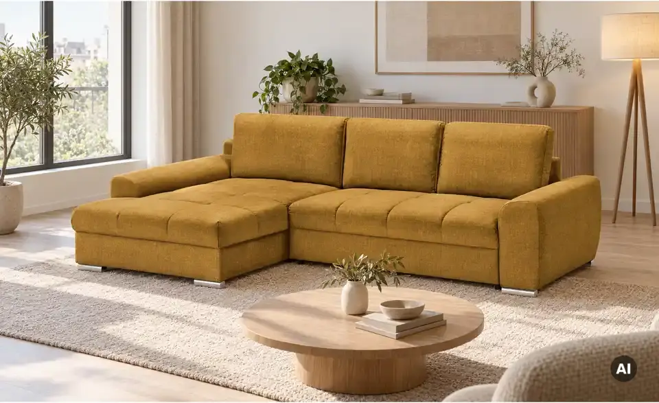 bobb Ecksofa Soumia, in Wohnsituation