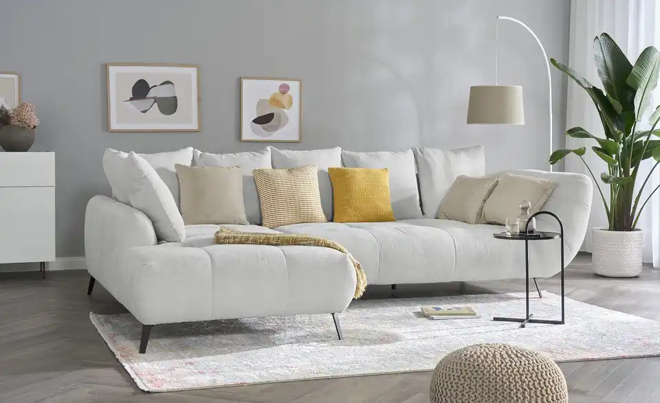 bobb Ecksofa Bellani III, in Wohnsituation