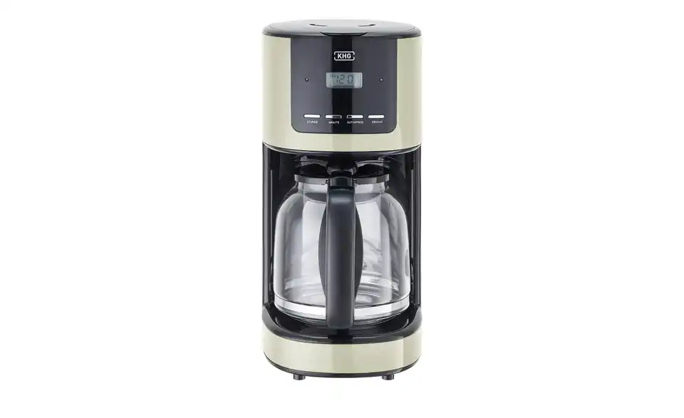 KHG Kaffeeautomat creme KA-184 (C), Frontansicht
