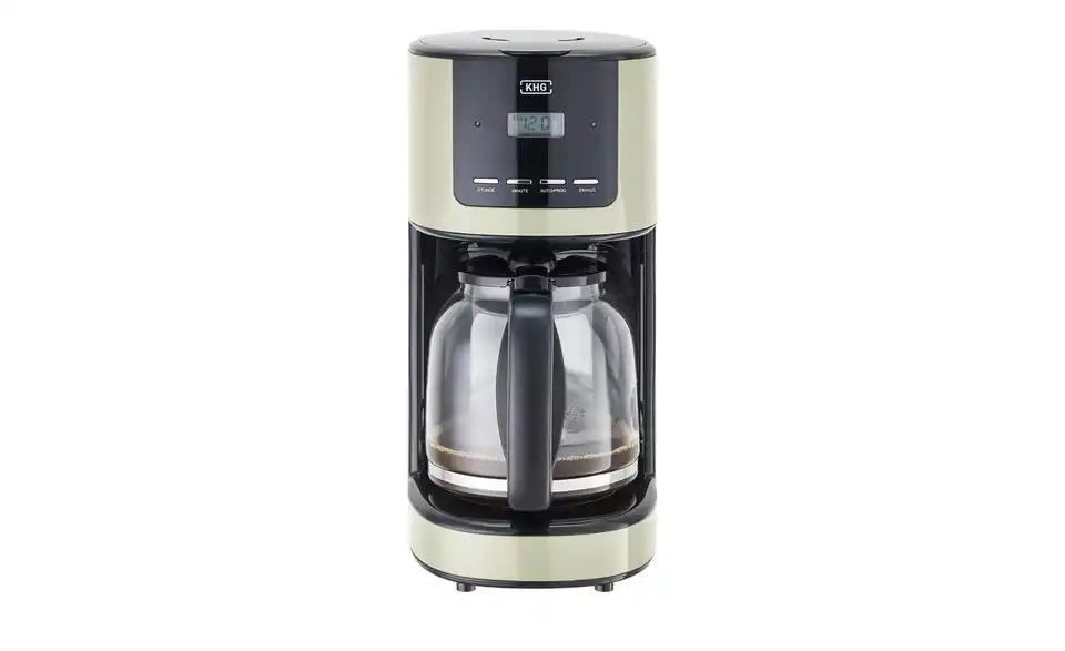 KHG Kaffeeautomat creme KA-184 (C), Frontansicht