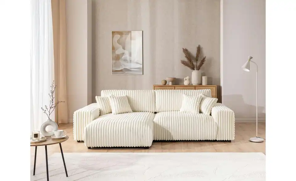 Ecksofa, in Wohnsituation