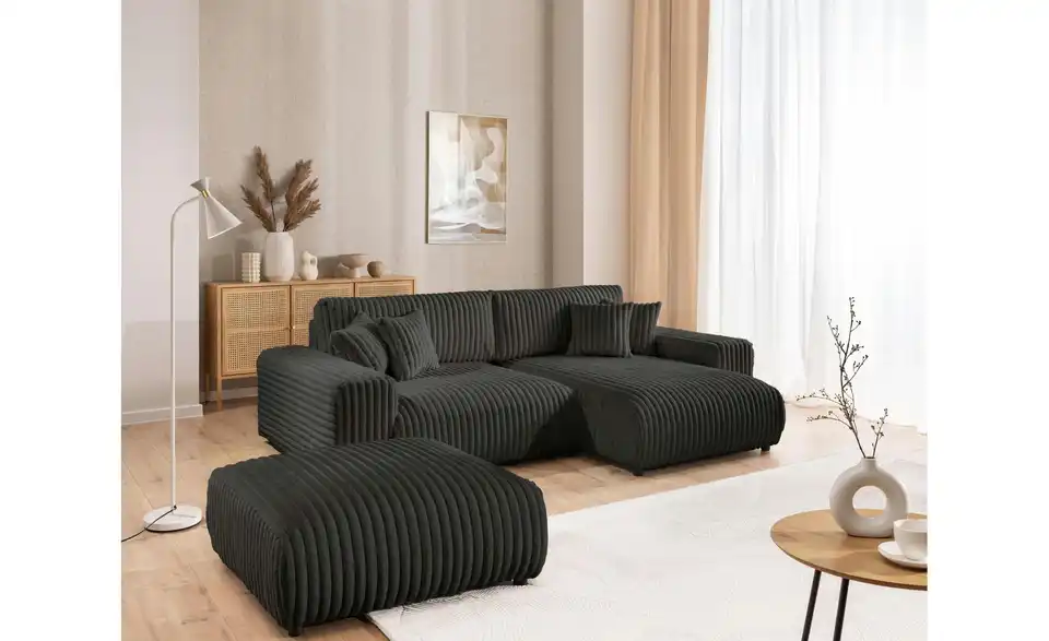 Ecksofa, in Wohnsituation